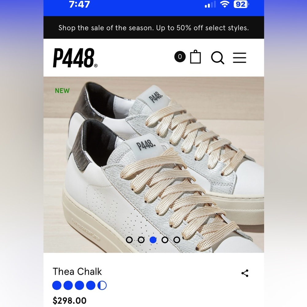Like new P448 Thea Chalk